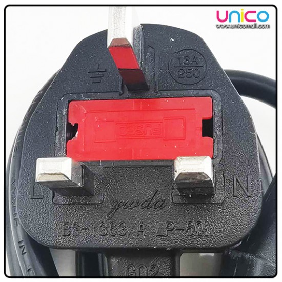 Universal Laptop Adapter Cable | 3-Pin Charger Cord 1.5M Length Universal Laptop Adapter Cable | 3-Pin Charger Cord 1.5M Length