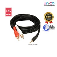 Stereo Audio Male to 2 RCA Male Cable 3.5mm