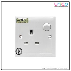 Efficient 13A Switch Socket (Sirim) - Unicomall.com