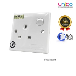 Efficient 13A Switch Socket (Sirim) - Unicomall.com