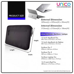 13" Laptop Sleeve for MacBook & Surface Pro – Slim, Stylish & Protective Case