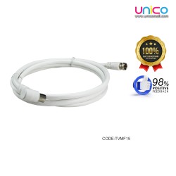 Infineo TV Antenna Cable: High-Quality Male to Female Connector (1.5m)