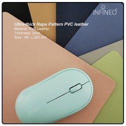 Ultra-thick Napa Pattern Mouse Pad Size 18 cm x 20 cm