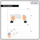 Ultra-thick Napa Pattern Mouse Pad Size 40 cm x 80 cm Ultra-thick Napa Pattern Mouse Pad Size 40 cm x 80 cm