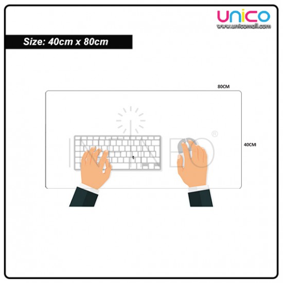 Ultra-thick Napa Pattern Mouse Pad Size 40 cm x 80 cm