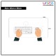 Ultra-thick Napa Pattern Mouse Pad Size 40 cm x 80 cm Ultra-thick Napa Pattern Mouse Pad Size 40 cm x 80 cm