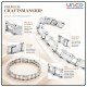 Premium Stainless Steel Motorcycle Chain Bracelet for Men – Silver Biker Link Bracelet 21.3CM