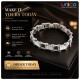 Premium Stainless Steel Motorcycle Chain Bracelet for Men – Silver Biker Link Bracelet 21.3CM