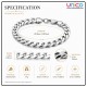 Premium Stainless Steel Cuban Link Bracelet for Men