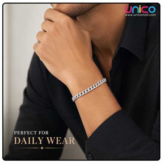 Premium Stainless Steel Cuban Link Bracelet for Men