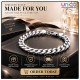 Premium Stainless Steel Cuban Link Bracelet for Men