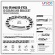 316L Stainless Steel Men's ID Chain Bracelet Heavy Duty Cuban Link Bracelet Silver Wrist Bracelet for Men Fashion Jewelry