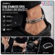 316L Stainless Steel Men's ID Chain Bracelet Heavy Duty Cuban Link Bracelet Silver Wrist Bracelet for Men Fashion Jewelry