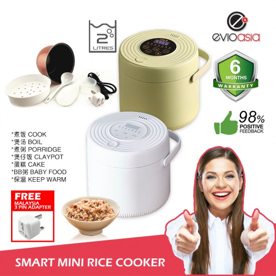 Smart Mini Rice Cooker 2.0L