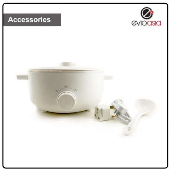 (Merry Christmas)Multifunction 3 Litre Electric HotPot with Natural Ceramic