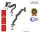 Single Monitor Arm Gas Spring Desk Mount – Fits 13–32 Inch Screens, Full Motion Adjustment