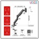 Single Monitor Arm Gas Spring Desk Mount – Fits 13–32 Inch Screens, Full Motion Adjustment