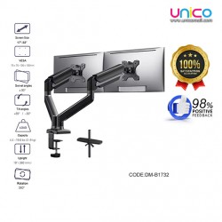 Dual Screen Gas Spring Monitor Stand 17–32 Inch – Flexible, Heavy Duty Desk Mount for 2–10kg