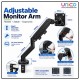 Desk-Mounted Monitor Arm with Gas Spring – Supports 17–30" Screens