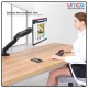 Adjustable Monitor Stand for Desk – V-Star V80 Arm Mount, Fits 17 to 30 Inch Monitors
