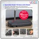 Large 2.7m Patio Sunshade Umbrella – Wind-Resistant Outdoor Umbrella with Heavy 65kg Base for Garden & Café