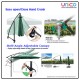 Large 2.7m Patio Sunshade Umbrella – Wind-Resistant Outdoor Umbrella with Heavy 65kg Base for Garden & Café
