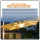Luxury Romance Patio Umbrella with Solar LED Lighting - 3m x 3m Luxury Romance Patio Umbrella with Solar LED Lighting - 3m x 3m