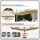 Luxury Romance Patio Umbrella with Solar LED Lighting - 3m x 3m Luxury Romance Patio Umbrella with Solar LED Lighting - 3m x 3m