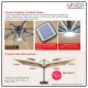 Premium 3 Meter Garden Umbrella with Solar Lights – Durable Wind-Resistant Double-Top Design