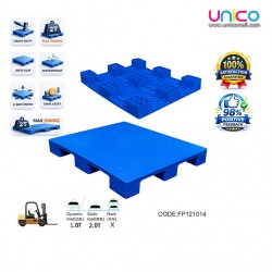 HD Plastic Pallet 2T 1200x1000x140mm Non-Reinforced Heavy Duty