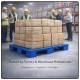 HD Plastic Pallet 2T 1200x1000x140mm Non-Reinforced Heavy Duty