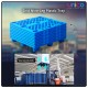 Heavy-Duty Plastic Pallet 1.2m x 1.0m – Nine-Leg Blue Grid Design for Industrial Use Heavy-Duty Plastic Pallet 1.2m x 1.0m – Nine-Leg Blue Grid Design for Industrial Use