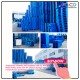 Heavy-Duty Plastic Pallet 1.2m x 1.0m – Nine-Leg Blue Grid Design for Industrial Use Heavy-Duty Plastic Pallet 1.2m x 1.0m – Nine-Leg Blue Grid Design for Industrial Use
