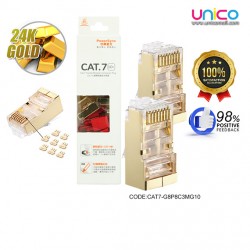 PowerSync CAT7 RJ45 Modular Plug Connectors (10pcs) – High-Speed Ethernet Solution