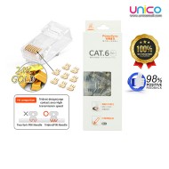 PowerSync RJ45 Ethernet Crystal Heads – 20pcs Gold-Plated Connectors for Fast and Stable Network Transmission