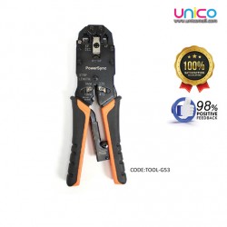 PowerSync 5-in-1 Network Cable Crimper – RJ45 & RJ11 Connector Tool