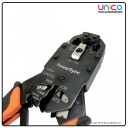 PowerSync 5-in-1 Network Cable Crimper – RJ45 & RJ11 Connector Tool