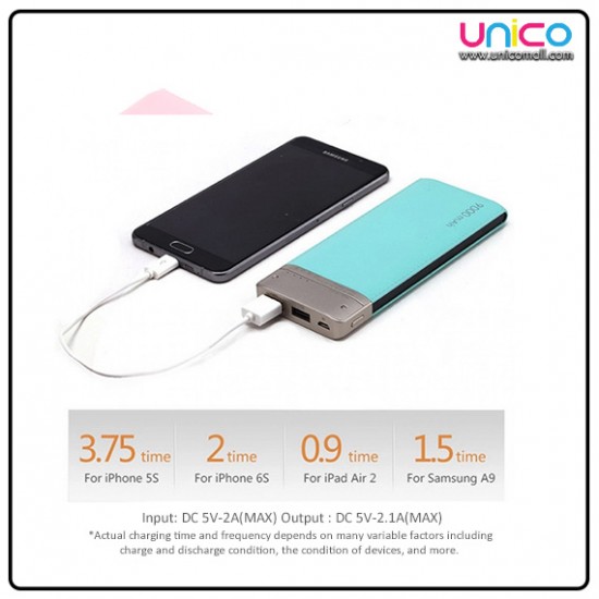 G-SMAR 9000mAh Powerbank - Dual Port, 2A Quick Charge | Portable Battery Charger