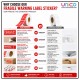 Fragile Warning Label Sticker 1" x 3" – Handle with Care Shipping Stickers