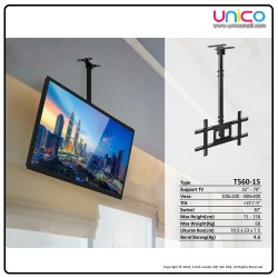 Premium Ceiling TV Mount for 32"-70" Flat Panel TVs - Unicomall