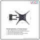 Universal Swivel TV Wall Mount 14–55 Inch – Full Motion Bracket for LED & LCD TVs Universal Swivel TV Wall Mount 14–55 Inch – Full Motion Bracket for LED & LCD TVs
