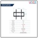 26"–63" LED LCD TV Wall Mount Bracket – Secure, Adjustable & Space-Saving Solution 26"–63" LED LCD TV Wall Mount Bracket – Secure, Adjustable & Space-Saving Solution
