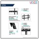 Adjustable Tilt TV Wall Mount 26–55 Inch – Heavy Duty Steel Bracket for LED, LCD & Curved TVs