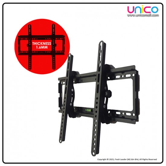 Adjustable Tilt TV Wall Mount 26–55 Inch – Heavy Duty Steel Bracket for LED, LCD & Curved TVs