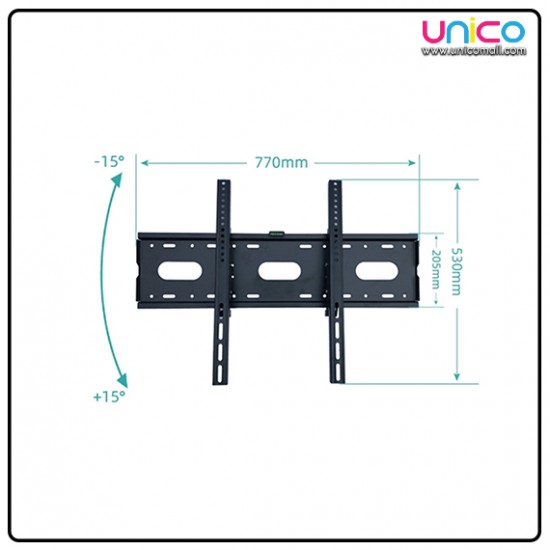 Strong Metal Tilting TV Wall Bracket for 42–85 Inch Flat Screen – Secure & Easy to Install
