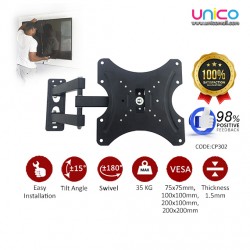 14"-42" inch Flat Screen LED LCD TV Wall Mount Bracket Swivel 180 Degree