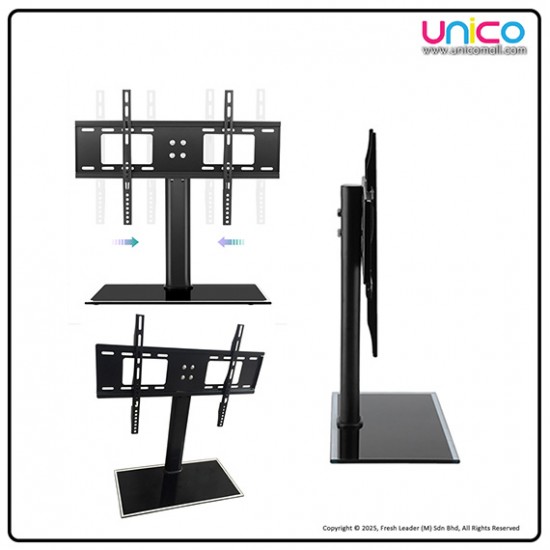 Sturdy TV Stand for 32-65 Inch LCD/LED Screens – Universal & Adjustable Base Bracket Sturdy TV Stand for 32-65 Inch LCD/LED Screens – Universal & Adjustable Base Bracket