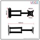 Retractable TV Wall Bracket Suitable for 14” – 27” Retractable TV Wall Bracket Suitable for 14” – 27”