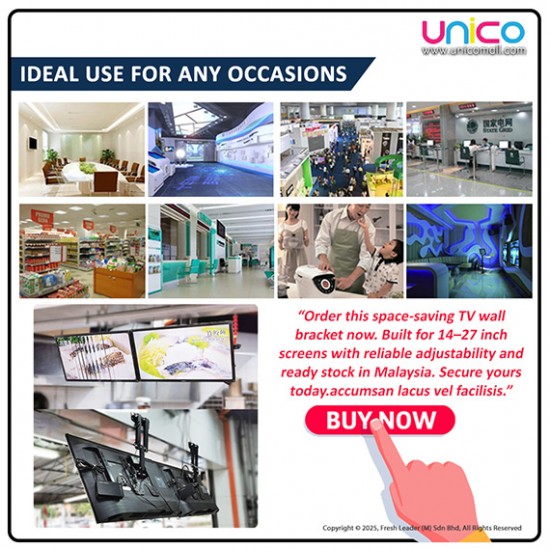 Retractable TV Wall Bracket Suitable for 14” – 27” Retractable TV Wall Bracket Suitable for 14” – 27”