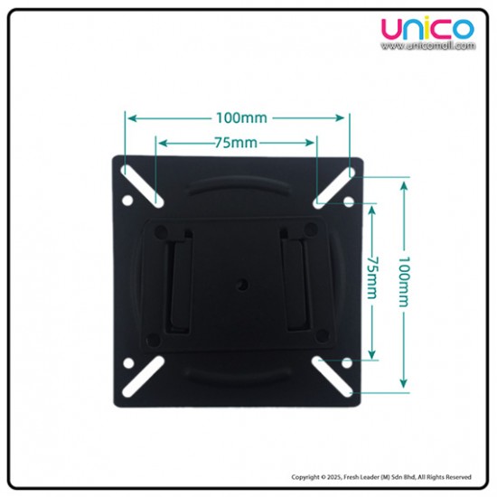 Slim Wall Mount for 14 to 24 Inch TVs – Universal Flat Panel Bracket with Hardware Slim Wall Mount for 14 to 24 Inch TVs – Universal Flat Panel Bracket with Hardware